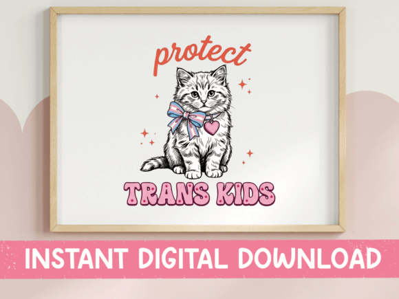Abolish ICE Tabby Cat Ornate Frame SVG