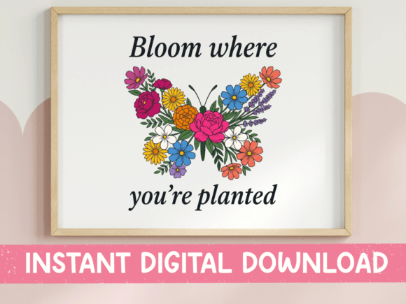 Bloom Where You’re Planted SVG PNG