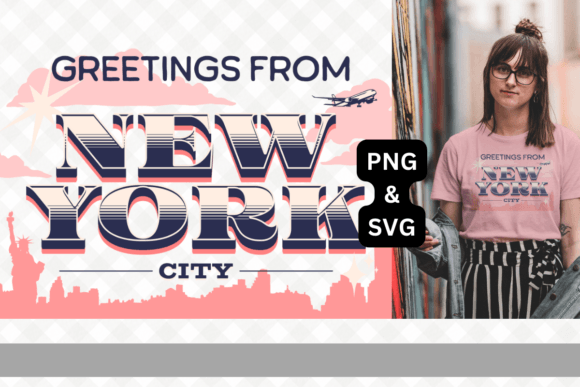 Greetings from New York City T-shirt PNG Review