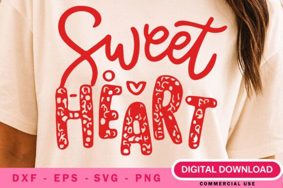 Sweet Heart Leopard Valentine Graphics & Illustrations Review